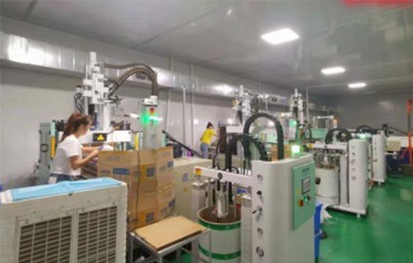 Liquid silicone compression molding process