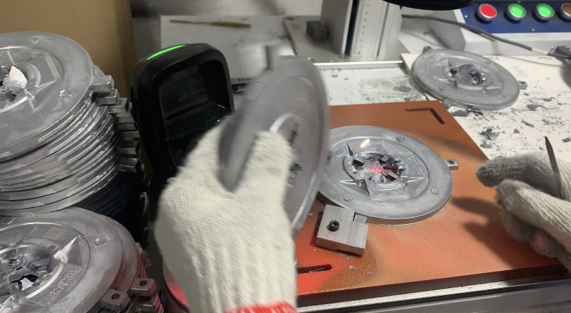 Engraved QR Codes on Our Die-Cast Components Engraved QR Codes on Our Die-Cast Components
